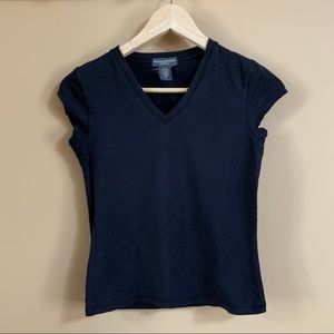 3/$20 Banana Republic Black V-Neck T-Shirt